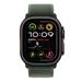 Apple Watch 49mm Green Trail Loop - S/M - Black Titanium Finish MYQ33ZM/A