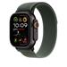 Apple Watch 49mm Green Trail Loop - S/M - Black Titanium Finish MYQ33ZM/A