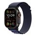 Apple Watch 49mm Navy Alpine Loop - Large - Black Titanium Finish MYPY3ZM/A