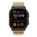 Apple Watch 49mm Tan Alpine Loop - Large - Black Titanium Finish MYQ23ZM/A