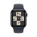 Apple Watch SE GPS 40mm Midnight Aluminium Case with Midnight Sport Band - M/L MXE93QC/A