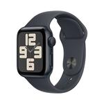 Apple Watch SE GPS 40mm Midnight Aluminium Case with Midnight Sport Band - S/M MXE73QC/A