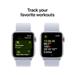 Apple Watch SE GPS 40mm Silver Aluminium Case with Blue Cloud Sport Loop MXEE3QC/A