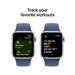 Apple Watch SE GPS 40mm Silver Aluminium Case with Denim Sport Band - M/L MXED3QC/A