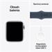 Apple Watch SE GPS 40mm Silver Aluminium Case with Storm Blue Sport Band - M/L MRE23QC/A