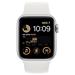 Apple Watch SE GPS 40mm Silver Aluminium Case with White Sport Band - Regular mnjv3cs/a