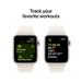 Apple Watch SE GPS 40mm Starlight Aluminium Case with Starlight Sport Band - M/L MXEG3QC/A