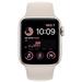 Apple Watch SE GPS 40mm Starlight Aluminium Case with Starlight Sport Band - Regular mnjp3cs/a