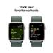 Apple Watch SE GPS 44mm Starlight Aluminium Case with Lake Green Sport Loop MXEW3QC/A