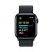 Apple Watch SE GPS + Cellular 40mm Midnight Aluminium Case with Midnight Sport Loop MRGE3QC/A