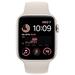 Apple Watch SE GPS + Cellular 44mm Starlight Aluminium Case with Starlight Sport Band - Regular mnpt3cs/a