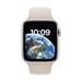 Apple Watch SE GPS + Cellular 44mm Starlight Aluminium Case with Starlight Sport Band - Regular mnpt3cs/a