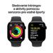 Apple Watch Series 10 GPS 42mm Jet Black Aluminium Case with Black Sport Band - M/L MWWF3QC/A