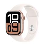 Apple Watch Series 10 GPS 42mm Rose Gold Aluminium Case with Light Blush Sport Band - S/M MWWH3QC/A