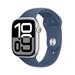 Apple Watch Series 10 GPS 42mm Silver Aluminium Case with Denim Sport Band - M/L MWWC3QC/A