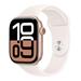 Apple Watch Series 10 GPS 46mm Rose Gold Aluminium Case with Light Blush Sport Band - M/L MWWU3QC/A