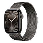 Apple Watch Series 10 GPS + Cellular 46mm Slate Titanium Case with Slate Milanese Loop - S/M MC7R4QC/A