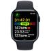 Apple Watch Series 8 GPS 45mm Midnight Aluminium Case with Midnight Sport Band - Regular mnp13cs/a