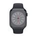 Apple Watch Series 8 GPS 45mm Midnight Aluminium Case with Midnight Sport Band - Regular mnp13cs/a