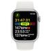 Apple Watch Series 8 GPS 45mm Silver Aluminium Case with White Sport Band - Regular mp6n3cs/a