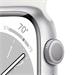 Apple Watch Series 8 GPS 45mm Silver Aluminium Case with White Sport Band - Regular mp6n3cs/a