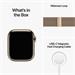 Apple Watch Series 8 GPS + Cellular 41mm Gold Stainless Steel Case with Gold Milanese Loop mnjf3cs/a