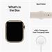 Apple Watch Series 8 GPS + Cellular 41mm Gold Stainless Steel Case with Starlight Sport Band - Regular mnjc3cs/a