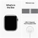 Apple Watch Series 8 GPS + Cellular 41mm Silver Stainless Steel Case with Silver Milanese Loop mnj83cs/a