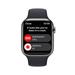 Apple Watch Series 8 GPS + Cellular 45mm Graphite Stainless Steel Case with Midnight Sport Band - Regular mnku3cs/a