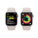 Apple Watch Series 9 41mm Hvězdně bílý hliník s hvězdně bílým sportovním řemínkem M/L MR8U3QC/A