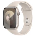 Apple Watch Series 9 41mm Hvězdně bílý hliník s hvězdně bílým sportovním řemínkem M/L MR8U3QC/A