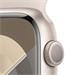 Apple Watch Series 9 45mm Hvězdně bílý hliník s hvězdně bílým sportovním řemínkem M/L MR973QC/A