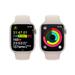 Apple Watch Series 9 45mm Hvězdně bílý hliník s hvězdně bílým sportovním řemínkem M/L MR973QC/A