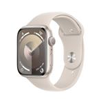 Apple Watch Series 9 45mm Hvězdně bílý hliník s hvězdně bílým sportovním řemínkem M/L MR973QC/A