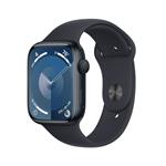 Apple Watch Series 9 45mm Temně inkoustový hliník s temně inkoustovým sportovním řemínkem M/L MR9A3QC/A