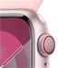 Apple Watch Series 9 Cellular 41mm Růžový hliník se světle růžovým provlékacím řemínkem MRJ13QC/A