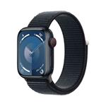 Apple Watch Series 9 Cellular 41mm Temně inkoustový hliník s temně inkoustovým provlékacím řemínkem MRHU3QC/A