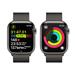 Apple Watch Series 9 Cellular 45mm Grafitová ocel s grafitovým milánským tahem MRMX3QC/A