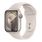 Apple Watch Series 9 Cellular 45mm Hvězdně bílý hliník s hvězdně bílým sportovním řemínkem S/M MRM83QC/A