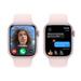 Apple Watch Series 9 Cellular 45mm Růžový hliník se světle růžovým sportovním řemínkem M/L MRML3QC/A