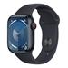 Apple Watch Series 9 Cellular 45mm Temně inkoustový hliník s inkoustovým sportovním řemínkem M/L MRMD3QC/A