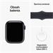 Apple Watch Series 9 Cellular 45mm Temně inkoustový hliník s inkoustovým sportovním řemínkem M/L MRMD3QC/A