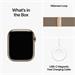 Apple Watch Series 9 Cellular 45mm Zlatá ocel se zlatým milánským tahem MRMU3QC/A