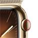 Apple Watch Series 9 GPS + Cellular 41mm Gold Stainless Steel Case with Gold Milanese Loop MRJ73QC/A