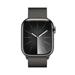 Apple Watch Series 9 GPS + Cellular 41mm Graphite Stainless Steel Case with Graphite Milanese Loop MRJA3QC/A