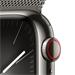 Apple Watch Series 9 GPS + Cellular 41mm Graphite Stainless Steel Case with Graphite Milanese Loop MRJA3QC/A