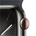 Apple Watch Series 9 GPS + Cellular 41mm Graphite Stainless Steel Case with Midnight Sport Band - M/L MRJ93QC/A