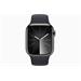 Apple Watch Series 9 GPS + Cellular 41mm Graphite Stainless Steel Case with Midnight Sport Band - M/L MRJ93QC/A