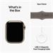 Apple Watch Series 9 GPS + Cellular 41mm Silver Stainless Steel Case with Storm Blue Sport Band - M/L MRJ53QC/A