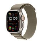 Apple Watch Ultra 2 49mm titanová s olivovým alpským tahem S MREX3CS/A